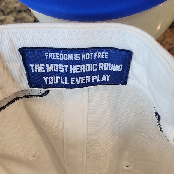 F16 White and Blue‎ Cap - Picture 2 of 5